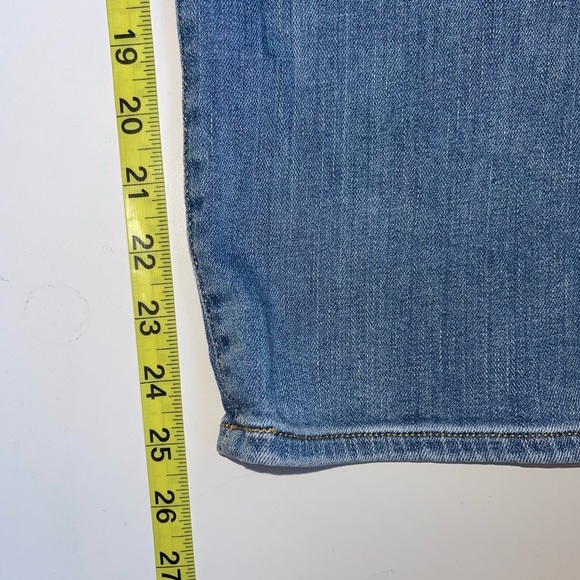 Universal Thread High Rise Slim Straight Leg Crop Light Wash Jeans 16 Women’s - Picture 10 of 13